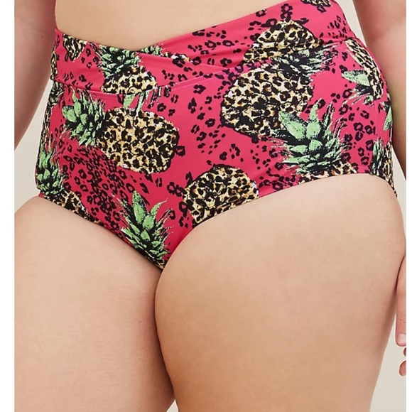 Torrid HIGH WAIST WRAP RISE SWIM BOTTOM size 4X - Picture 2 of 4